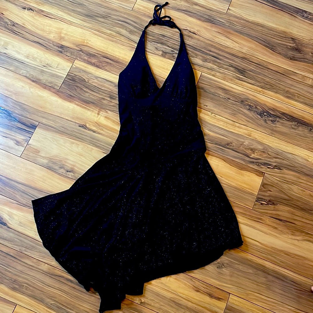 Black sparkly cocktail dress